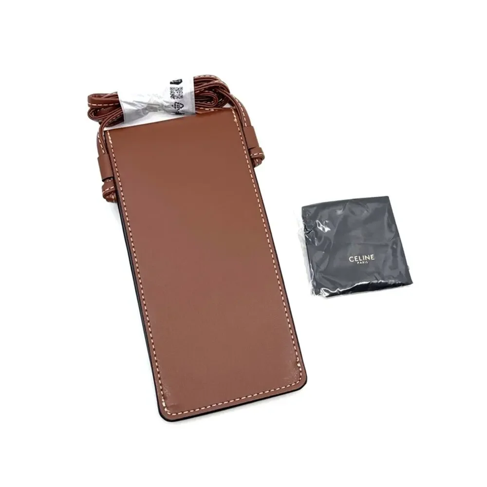 NEW!! Celine Sunglass Case Brown Leather, Box, Authentic - Picture 4 of 4